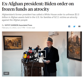 | ABCs website had an AP report 21322 on Bidens misappropriation of Afghan fundsbut nothing on its TV news programs | MR Online