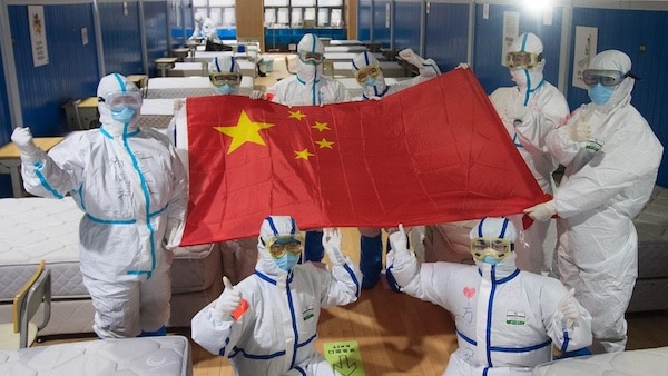 | Chinese medical workers at the Wuchang temporary hospital in Wuhan in March 2020 | MR Online