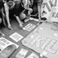 A protest against Duterte’s drug war in 2019. Photo by Ryomaandres.