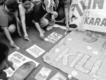 | A protest against Dutertes drug war in 2019 Photo by Ryomaandres | MR Online