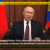 | Putin explaining his reasons for going to war | MR Online