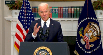 Biden speaks on Ukraine at White House last Friday