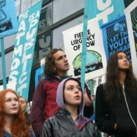 Students at a Juliana v. US rally.