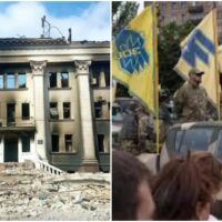 Was bombing of Mariupol theater staged by Ukrainian Azov extremists to trigger NATO intervention?