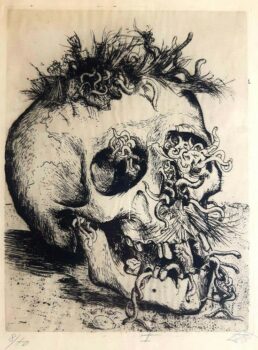 Otto Dix (Germany), Schädel (‘Skull’), 1924.