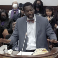 | Dr JR Green educator and member of the South Carolina ProTruth Coalition testifies against critical race theory bans in South Carolina Photo NAACP Legal Defense Fund via Twitter | MR Online