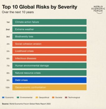 Top 10 Global Risks by Severity