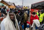 African students trying to get out of Ukraine have faced racism at the border. They’ve been prevented from getting on buses being told that Ukrainians come first.