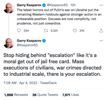 Human Rights Foundation Chairman Garry Kasparov