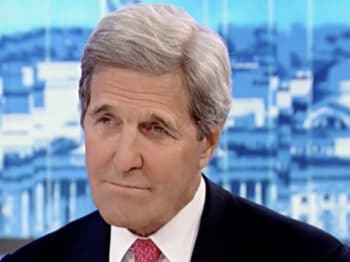 John Kerry: The former Secretary of State and current climate czar said the U.S. let ISIS advance in a bid to topple Assad–drawing Russia into the war.