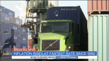 CBS Evening News (12/10/21) noted that “a shortage of truck drivers to deliver the goods.” contributed to inflation—but didn’t mention the conditions causes truckers to leave the business.