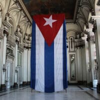 Cuban Flag, Museum of the Revolution, Havana, Cuba, 2012