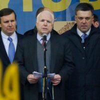 | Senators Chris Murphy and John McCain in Kiev Ukraine on December 15 2013 with Oleh Tyahnybok leader of the neoNazi Svoboda Party | MR Online