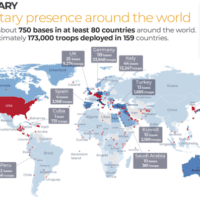 U.S. military bases around the world. (Photo: Al Jazeera)