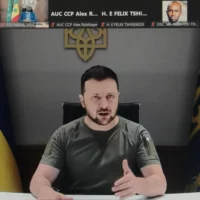 Only four of 55 African leaders join a Zoom call with Ukraine's Zelensky on June 20, 2022