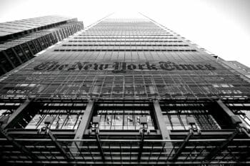 The New York Times building. (Thomas Hawk, Flickr, CC BY-NC 2.0)