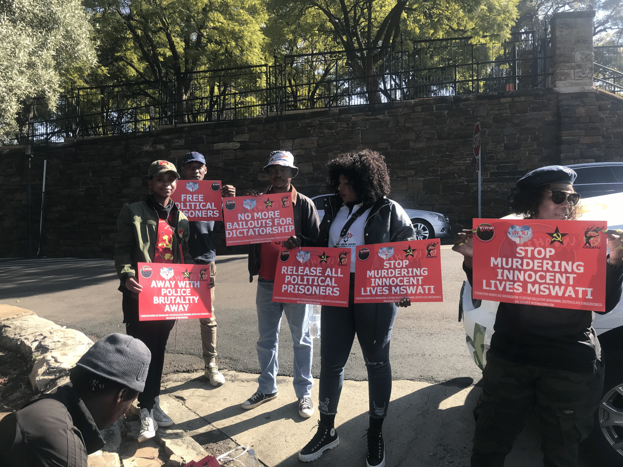 Protest at the High Commission, June 30, 2022