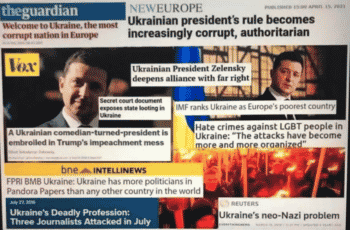 Lets take a brief look at how American and other Western media portrayed Ukraine before the Russian invasion Source pholdercom