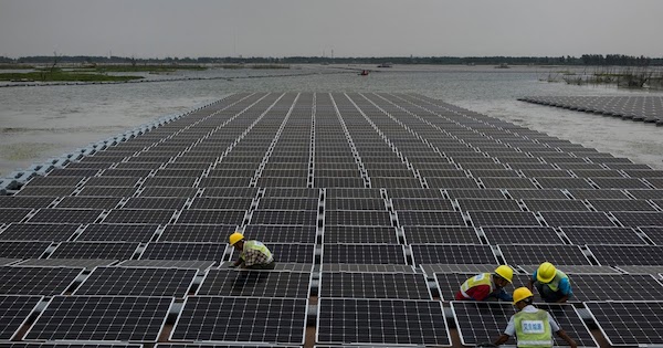 | China ha construido la planta solar flotante más grande del mundo sobre el lago que dejó una antigua mina de carbón | MR Online