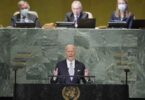 President Joe Biden addresses to the 77th session of the United Nations General Assembly, September 21, 2022, at U.N. headquarters. (AP Photo/Mary Altaffer)