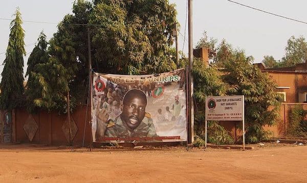 | Photo Party headquarters of the Sankarist UNIRPS im Quartier 1200 Logements in Ouagadougou Burkina Faso Source Wikicommons | MR Online