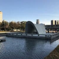 Hiroshima Cenotaph and Pond of Peace