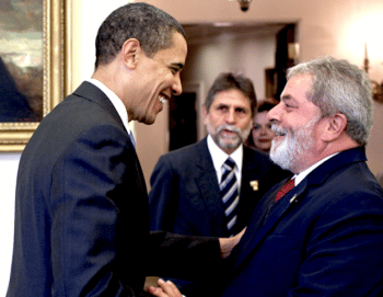 | March 14 2009 President Barack Obama welcoming Brazilian President Lula Da Silva to the Oval Office White House Pete Souza | MR Online