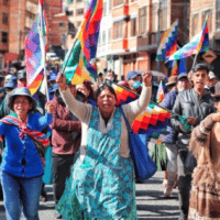 Over one million Bolivians mobilized in support of President Luis Arce’s government on August 25 in the face of attempts by far-right opposition sectors in Santa Cruz to destabilize the national government using the Population and Housing Census as pretext. (Photo: Luis Arce/Twitter)