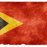 Timor-Leste Grunge Flag