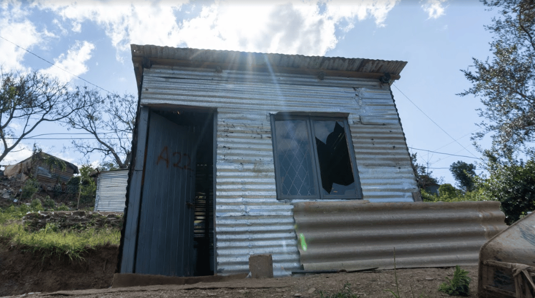 | Lindokuhle Mngunis home Gunmen broke the shacks window using a spade kicked down his door and opened fire on him and his partner Photo by Siyabonga Mbhele | MR Online