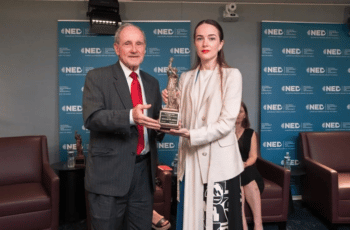 | Senator Jim Risch R ID presents the 2022 NED Democracy Award to Oleksandra Matviichuk of the Center for Civil Liberties which also won the Nobel Peace Prize Source nedorg | MR Online