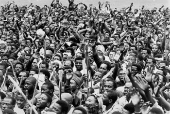 | A section of the crowd of striking Coronation Brick workers in Durban North January 1973 Credit David Hemson Collection University of Cape Town Libraries | MR Online