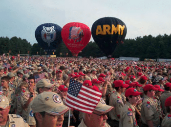 | National Guard at Boy Scout Jamboree Source Photo courtesy of Joan Roelofs | MR Online