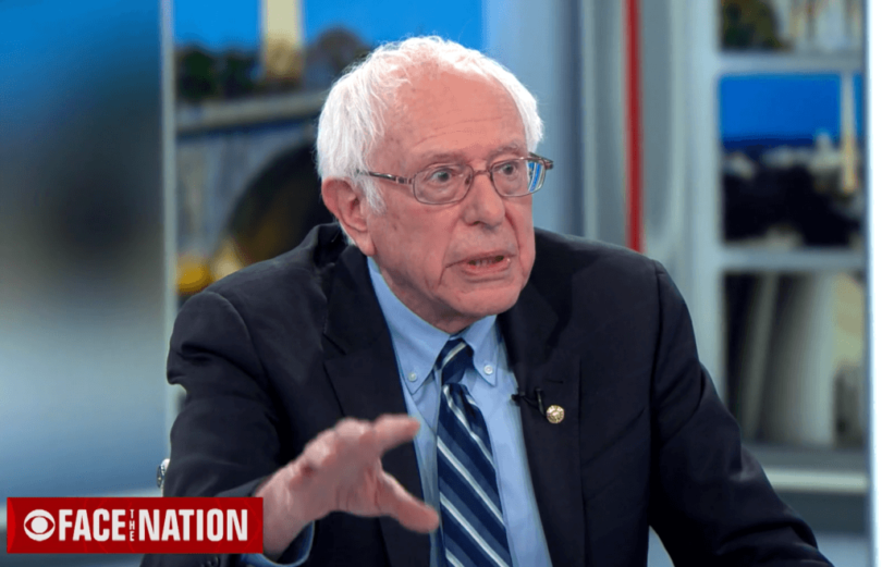 | BERNIE SANDERS ON FACE THE NATION FEB 19 2023 SCREENSHOT | MR Online