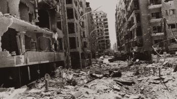 Destruction following Hama uprising and massacre Part of the Western goal in supporting the Muslim Brotherhood uprising was to engender a harsh response from the Assad regime in an attempt to discredit it Source pbsorg | MR Online Destruction following Hama uprising and massacre Part of the Western goal in supporting the Muslim Brotherhood uprising was to engender a harsh response from the Assad regime in an attempt to discredit it Source pbsorg