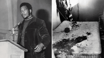 | Fred Hampton and crime scene photo Yeshitela reminded his audience that it was the US governmentand not the Russian governmentthat murdered Fred Hampton and so many others Source heavycom | MR Online