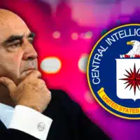 Photo composition showing former Mexican President José López Portillo (left) and the logo of the US Central Intelligence Agency, CIA (right). Photo: SDP Noticias.