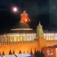  | Security video captures the moment the drone explodes over the Kremlin May 3 2023 | Photo Twitter RamiroNLeone | MR Online