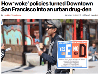 | New York Post 101522 San Francisco is governed by a leadership that is so enamored of the citys progressive humanitarian self image that the idea of enforcing basic lawseven ones that save peoples lives like controlling drug sales and consumptionhas come to be regarded as reactionary | MR Online