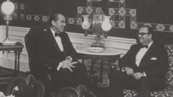 US President Richard Nixon with Nicaraguan dictator Anastasio Somoza Debayle in 1971