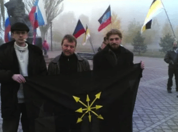 | Andrei Purgin center served as Chairman of the Peoples Council of the DNR from 2014 to 2015 with members of the far right Eurasian Youth Union in 2011 Source webarchiveorg | MR Online