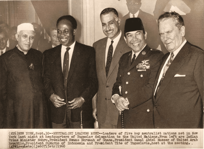 | From left to right Nehru Nkrumah Nasser Sukarno and Tito Photo Archive | MR Online