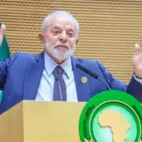  | Brazilian President Luiz Inacio Lula da Silva speaking during the opening ceremony of the 37th Session of the Assembly of the African Union AU at the AU headquarters in Addis Ababa on February 17 2024 Photo Brazilian Presidency | MR Online