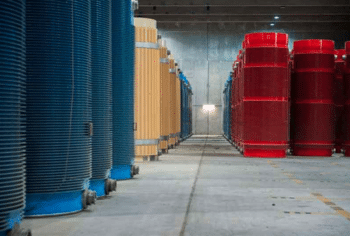 | Containers with high level radioactive waste stand in interim storage in Lower Saxony Germany Dec 11 2019 Picture Alliance via Getty Images FILE | MR Online