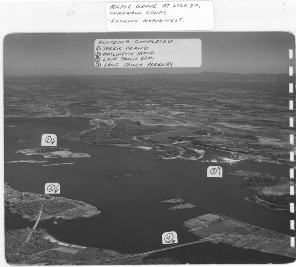 | Aerial view flooding completed 1958 09 Lost Villages Museum Collection | MR Online