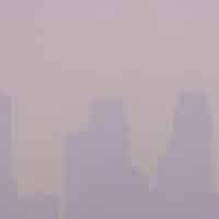 Canadian wildfire smoke hits Minneapolis, May 2023. Source: Chad Davis - Wikicommons / cropped from original / CC BY 2.0