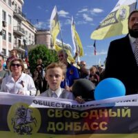  | Donetsk residents march to commemorate the Donetsk Peoples Republics declaration of independence from Ukraine May 11 2018 Photo SputnikIgor Maslov | MR Online