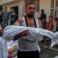 Casualties in Gaza Strip. Photo: Saleh Najm and Anas Sharif Fars Media Corporation. CC4,0