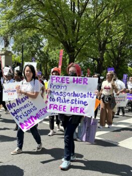 | Massachusetts advocates march to Freedom Plaza | MR Online