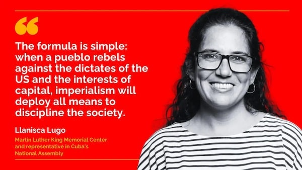 MR Online | Llanisca Lugo is a psychologist and popular educator She serves as a Representative in Cubas Popular Power National Assembly and as the International Solidarity Coordinator at the Martin Luther King Center Venezuelanalysis | MR Online